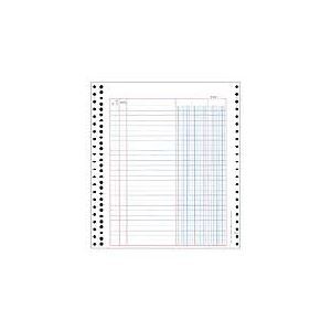 （まとめ） オービック バインダー元帳 Y10×T11 連続用紙 4024 1箱（1000枚） 【×2セット】