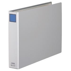 (まとめ) キングファイルG A3ヨコ 500枚収容 背幅66mm グレー 1005EN 1冊 【×10セット】