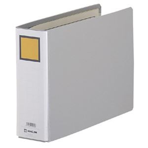(まとめ) キングファイルG B5ヨコ 500枚収容 背幅66mm グレー 965N 1冊 【×10セット】