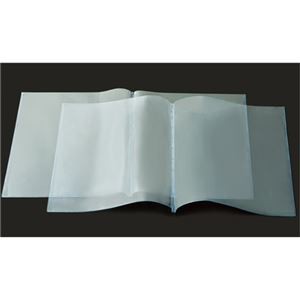 （まとめ） SEF グランドメニュー用クリアポケット 4ページ分 1パック（2枚） 【×5セット】
