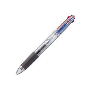 （まとめ） TANOSEE ノック式油性3色ボールペン（なめらかインク） 0.7mm 1本 【×20セット】