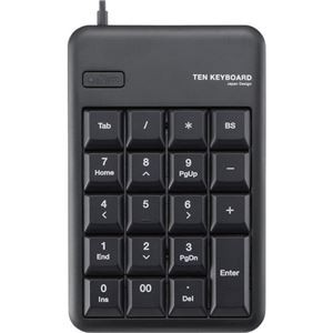 （まとめ） エレコム USB接続 テンキーパッド メンブレン ブラック TK-TCM011BK／RS 1個 【×5セット】