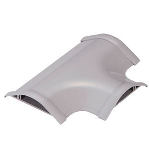 （まとめ） エレコム モール接続ユニット T型分岐 幅45mm用 グレー LD-GAT37／LG 1個 【×10セット】