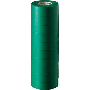 （まとめ） オカモト ビニールテープ No.470 19mm×10m 緑 No.470-19x10 ミドリ 1パック（10巻） 【×10セット】