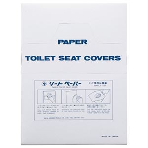 （まとめ） カネモ商事 水溶性便座シートペーパー中抜き 1パック（150枚） 【×10セット】