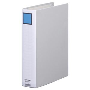 (まとめ) キングファイル スーパードッチ(脱・着)イージー GXシリーズ A4タテ 500枚収容 背幅66mm グレー 2475GXA 1冊 【×10セット】