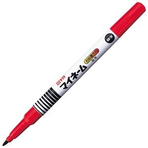 (まとめ) サクラクレパス 油性マーカー マイネーム 細字 赤 YK#19 1本 【×50セット】