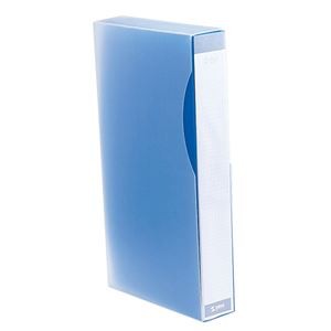 (まとめ) サンワサプライ CD・DVDファイル 48枚収納 ブルー FCD-4802BL 1個 【×5セット】