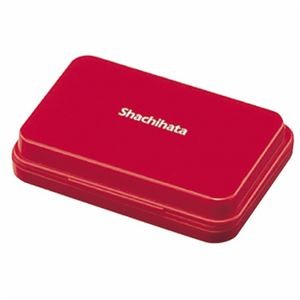 (まとめ) シヤチハタ スタンプ台 小形 赤 HGN-1-R 1個 【×10セット】