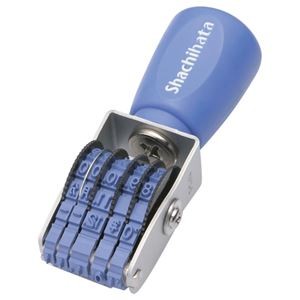 （まとめ） シヤチハタ 回転ゴム印 エルゴグリップ 欧文日付 5号 ゴシック体 NFD-5G 1個 【×4セット】