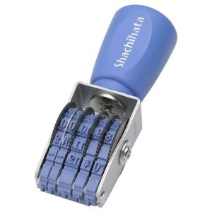 （まとめ） シヤチハタ 回転ゴム印 エルゴグリップ 欧文日付 5号 明朝体 NFD-5M 1個 【×4セット】