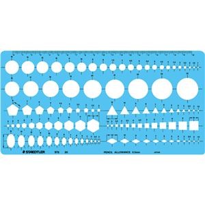 (まとめ) ステッドラー テンプレート 組合せ定規 エッジ付 976 20 1枚 【×3セット】