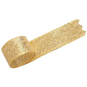 (まとめ) タカ印 グランドメタルリボン 12mm×20m 金 50-7300 1巻 【×10セット】