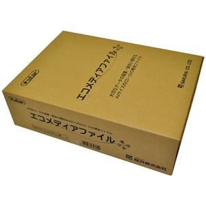 （まとめ） 桜井 エコメディアファイル A4 6穴 グレー EMFA4G 1パック（5冊） 【×4セット】