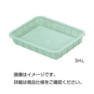 （まとめ）浅型バスケット SH-S300×225×55m【×20セット】