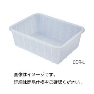 （まとめ）深型バスケット（クリア）CDR-S【×10セット】