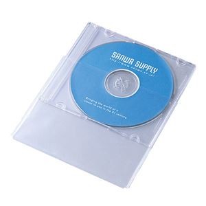 (まとめ)サンワサプライ プラケース保護袋(5mmサイズ用) FCD-PT30U【×10セット】
