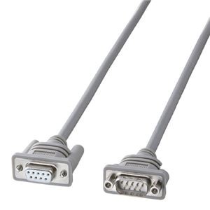 (まとめ)サンワサプライ RS-232C延長ケーブル(2m) KRS-443FM2K【×3セット】