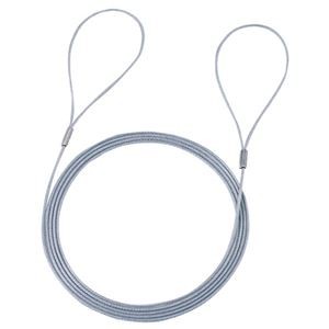 (まとめ)サンワサプライ eセキュリティ(ワイヤー、1.5m・1.6mm) SLE-3W-15【×10セット】
