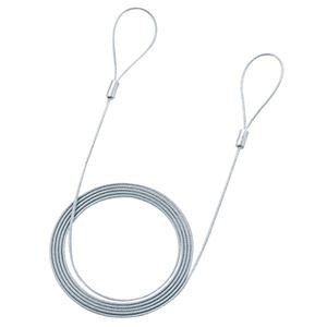 (まとめ)サンワサプライ eセキュリティ(ワイヤー、2.0m・1.6mm) SLE-3W-2【×10セット】