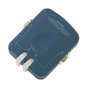 (まとめ)サンワサプライ コンパクト切替器(モニタ用) SW-CP21V【×2セット】
