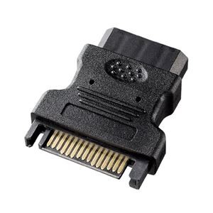 (まとめ)サンワサプライ シリアルATA電源変換アダプタ TK-PWSAD2【×3セット】