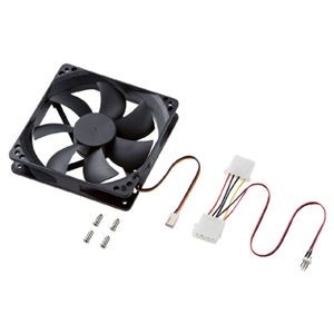 （まとめ）サンワサプライ 120mmケース用ファン TK-FAN5【×3セット】