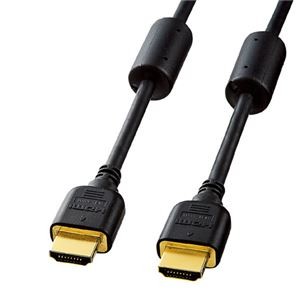 (まとめ)サンワサプライ ハイスピードHDMIケーブル KM-HD20-10FC【×2セット】