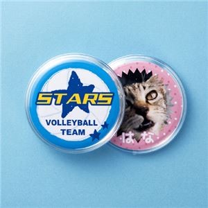 (まとめ)サンワサプライ 手作りバッジキット(丸・2個入り) JP-STB16【×5セット】