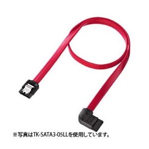 (まとめ)サンワサプライ 左L型シリアルATA3ケーブル TK-SATA3-03LL【×3セット】