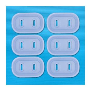 (まとめ)サンワサプライ プラグ安全カバー(2P用、6個入り) TAP-PSC5N【×5セット】