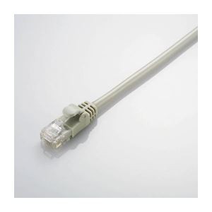 (まとめ)エレコム やわらかLANケーブル(Cat5E準拠) LD-CTY/LG3【×10セット】