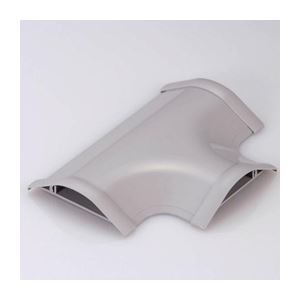 (まとめ)エレコム モール接続ユニット(T型分岐・グレー) LD-GAT37/LG【×10セット】