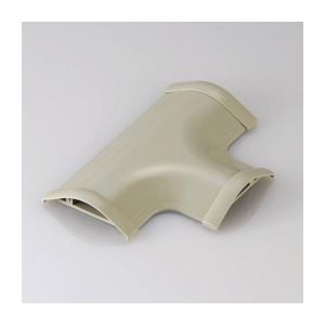(まとめ)エレコム T型分岐(ベージュ) LD-GAT47【×5セット】