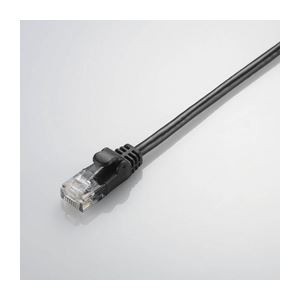 (まとめ)エレコム Gigabit やわらかLANケーブル(Cat6準拠) LD-GPY/BK7【×5セット】