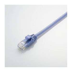 (まとめ)エレコム Gigabit やわらかLANケーブル(Cat6準拠) LD-GPY/BU1【×10セット】