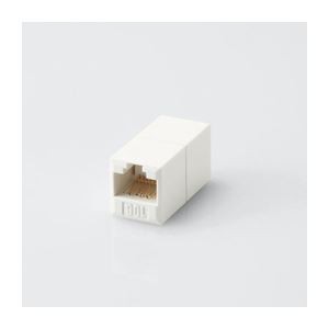 （まとめ）エレコム LANケーブル延長コネクタ LD-RJ45JJ6AY2【×3セット】