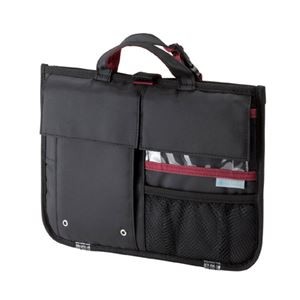 （まとめ）サンワサプライ IT小物入れ（iPad2／iPad対応） IN-IT12BK【×2セット】