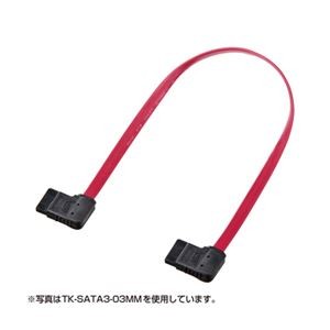 (まとめ)サンワサプライ 右右L型シリアルATA3ケーブル TK-SATA3-05MM【×3セット】