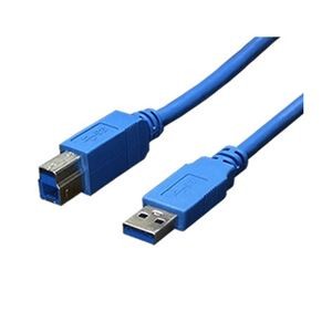 (まとめ)変換名人 USB3.0ケーブル A-B 1.8m USB3-AB18【×5セット】