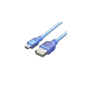 （まとめ）変換名人 USB A（メス）→miniUSB（オス） USBA-M5／CA20【×20セット】