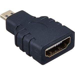 (まとめ)変換名人 HDMI(メス)→micro HDMI(オス) HDMIB-MCHDAG【×5セット】