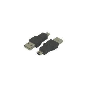 （まとめ）変換名人 USB A type→mini 5pin USBA-M5AN【×20セット】