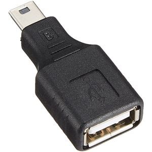 (まとめ)変換名人 USB A(メス)→miniUSB(オス) USBAB-M5AN【×20セット】