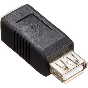 (まとめ)変換名人 USB中継 USB A→B USBAB-USBBB【×20セット】