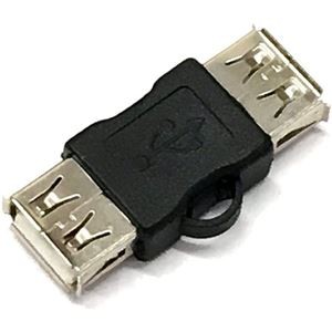 (まとめ)変換名人 USB中継 A(メス)-A(メス) USBAB-AB【×20セット】