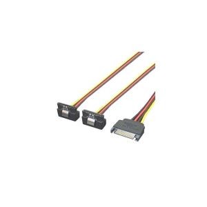 （まとめ）変換名人 SATA電源 2分岐（L） SPRL／2【×10セット】