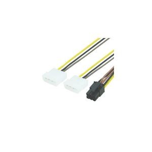(まとめ)変換名人 IDE→PCI-E電源 IDEP-PCIE6P【×10セット】