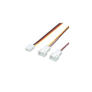 (まとめ)変換名人 3PIN FAN→2分岐(30cm) FAN3/2CA30【×20セット】