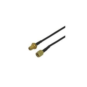 （まとめ）変換名人 SMAアンテナ延長ケーブル SMA-CA20【×3セット】